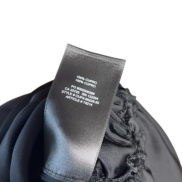 Aritzia‎ Wilfred Only Ruched Slip Dress Mini Sleeveless Black Size Small - Picture 12 of 12